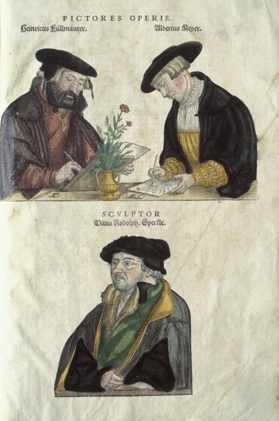 Herbals Albrecht Mayer, Veil Rudolph Speckle en Heinrich Fullmaurer door Unbekannt