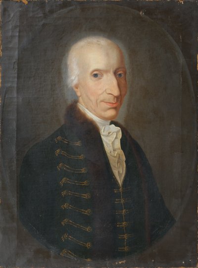 Portret van een heer door Unbekannter Künstler