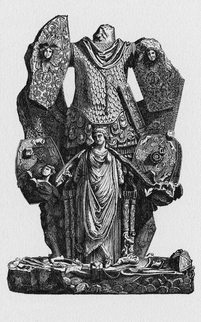 Geschiedenis van het oude Rome. Rome gravures van 1872 door Unbekannt