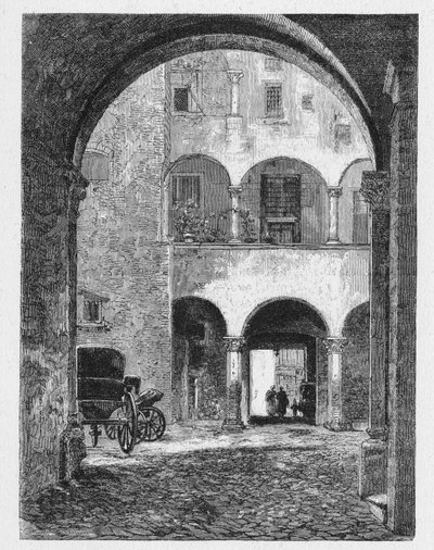Geschiedenis van het oude Rome. Rome gravures van 1872 door Unbekannt