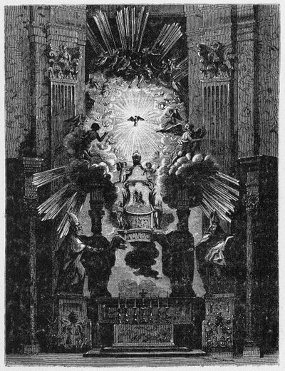 Geschiedenis van het oude Rome. Tribune van Sint-Pieter door Unbekannt