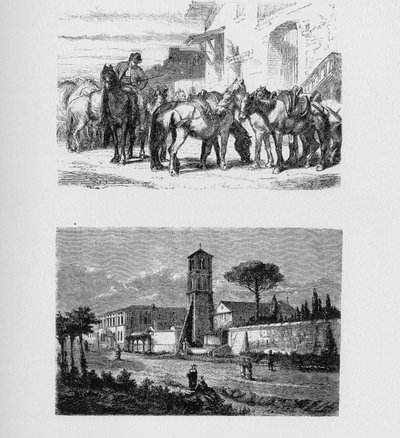 Geschiedenis van het Oude Rome. Via Nomentana is een oude weg in Italië, die van Rome naar Nomentum leidt door Unbekannt