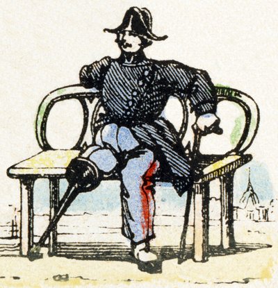 I - Invalide - Alfabet - kinderentertainment - Image epinal, populaire serie c.1890 door Unbekannt
