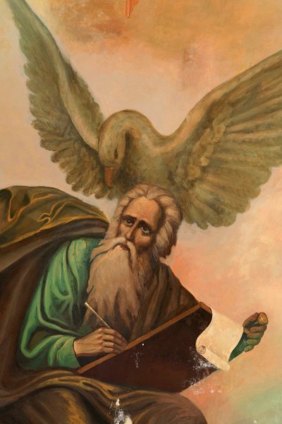 Icoon in het Aghiou Pavlou klooster op de berg Athos Saint John Griekenland door Unbekannt