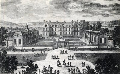 Ile de France, Seine et Marne (77), Pomponne: buitenaanzicht van het Kasteel van Pomponne door Unbekannt