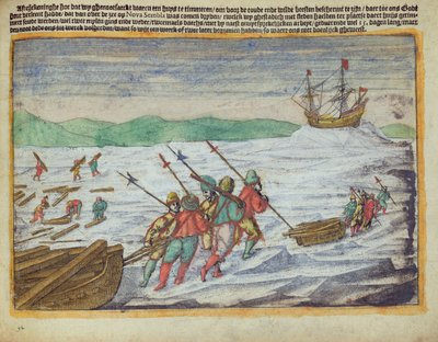 Illustratie uit Willem Barents