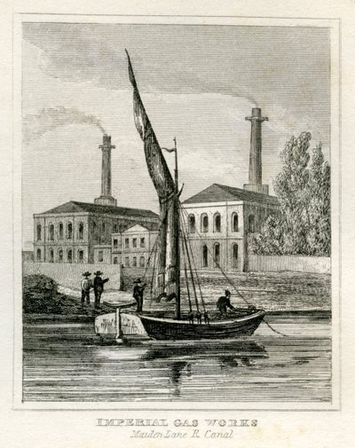 Imperial Gasfabriek door Unbekannt