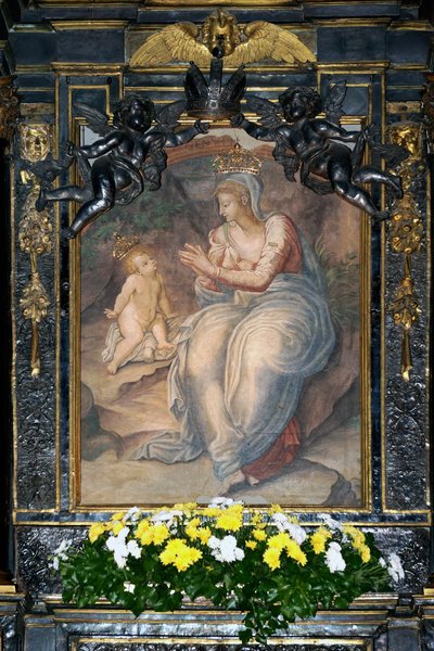 Interieur van de Madonna della Ghiara, Reggio Emilia, Emilia-Romagna, Italië door Unbekannt