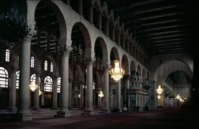 Interieur van de Gebedshal, ca. 705-715 na Christus door Unbekannt