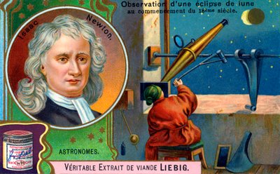 Isaac Newton door Unbekannter Künstler