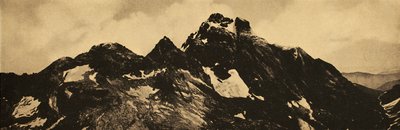 Italiaanse landschappen in de Goddelijke Komedie: Monviso (Par. VI, 49-51) door Unbekannter Künstler