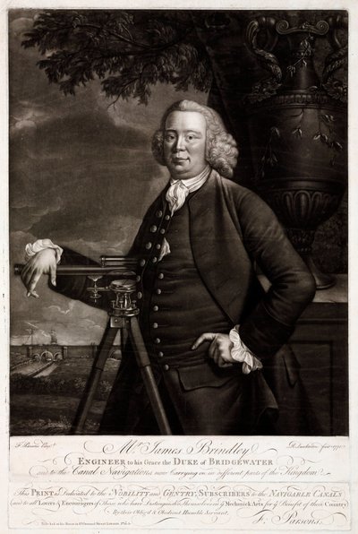 James Brindley, Britse civiel ingenieur en kanaalbouwer door Unbekannt