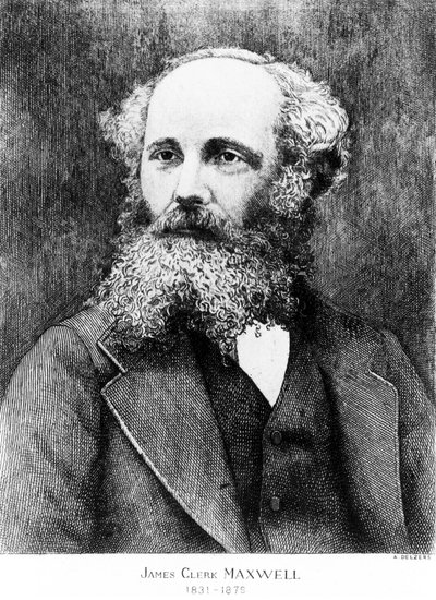 James Clerk Maxwell, Schotse natuurkundige, ca. 1870s door Unbekannt