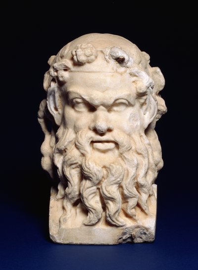 Janiforme Herm van Dionysus, Romeins door Unbekannt