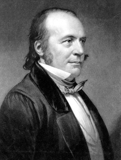 Jean Louis Rodolphe Agassiz 1807-1873 zoöloog en geoloog Zwitsers-Amerikaans door Unbekannter Künstler