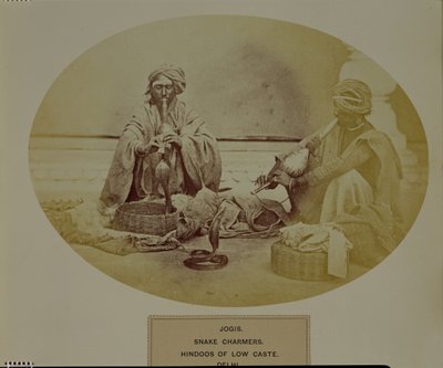Jogis of slangenbezweerders, lage kaste hindoes uit Delhi, nr. 205 uit 