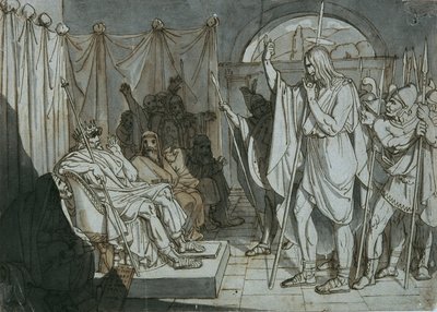 Johannes de Doper voor Herodes door Unbekannter Künstler
