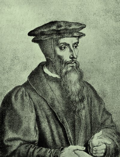 John Calvin door Unbekannter Künstler