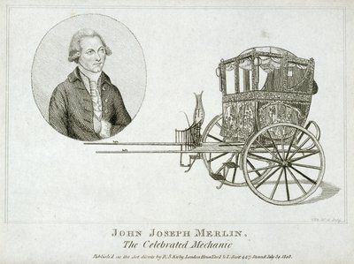 John Joseph Merlin, Belgische uitvinder en monteur, ca. 1770 door Unbekannt