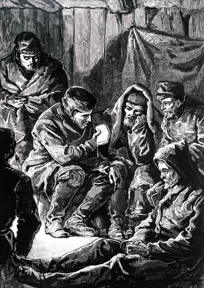 John Richardson tijdens een Franklin overland arctische expeditie door Unbekannt