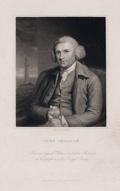 John Smeaton, Engelse mechanische en civiele ingenieur, c 1770s door Unbekannt