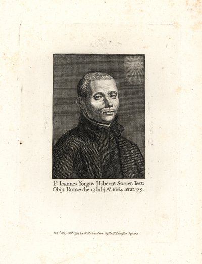 John Yonge, Ioannes Yongus, Ierse jezuïetenpriester, overleden 1664, 75 jaar oud - William Richard