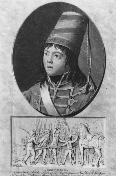 Joseph Bara of Barra (1779 - 1793), Franse soldaat. door Unbekannt