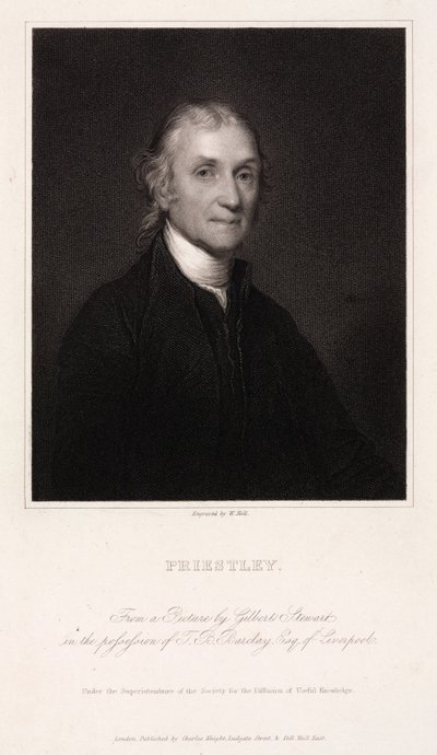 Joseph Priestley, Engels-Amerikaanse theoloog en chemicus, ca. 1800 door Unbekannt