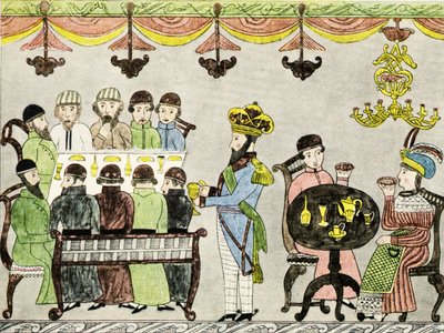 Jozef, als gouverneur van Egypte en zijn broers - Bijbel door Unbekannter Künstler