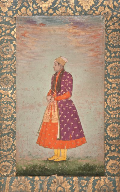 Khawas Khan, de eunuch van Bahadur Shah, laat 17e eeuw door Unbekannter Künstler