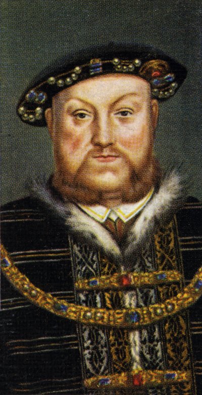 Portret van Koning Henry VIII door Unbekannter Künstler