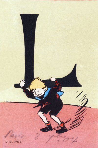 L zoals zwaar - Kinderalfabet door Unbekannt