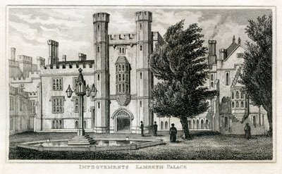 Lambeth Paleis door Unbekannt