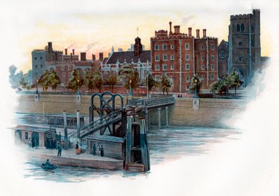 Lambeth Paleis door Unbekannter Künstler