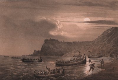 Landing van de eerste vloot van Garibaldi