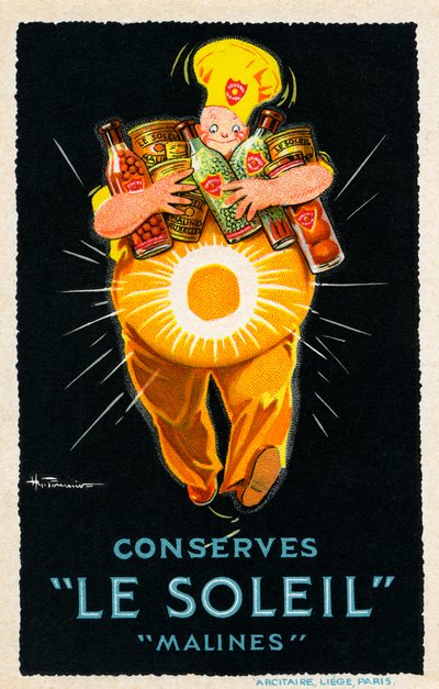Le Soleil Malines Conserves - advertentie door Unbekannter Künstler