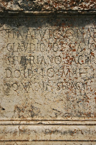 Libanon, Baalbek, gravure in de Grote Hof door Unbekannt