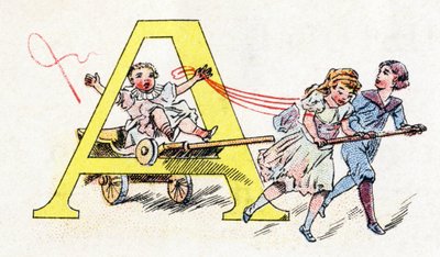 Letter A: Hitch Fun (uit Alphabet van Phosphatine Falieres) door Unbekannt