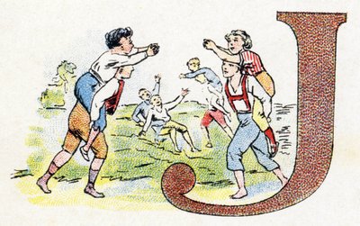 Letter J: Spel (uit Alphabet van Phosphatine Falieres) door Unbekannt
