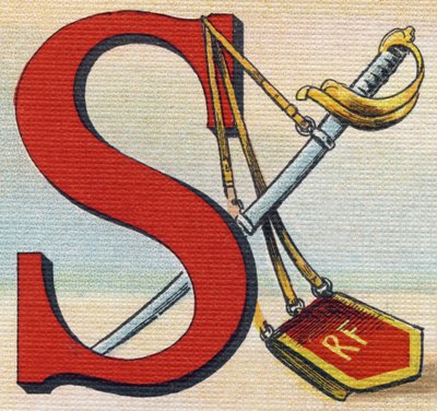 Letter S: Sabel door Unbekannt