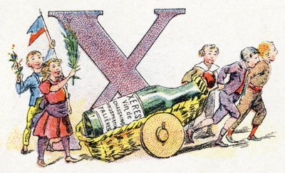 Letter X: Xeres (uit Alphabet van Phosphatine Falieres) door Unbekannt
