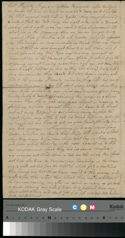 Brief van Peter Brown aan Sarah Brown, 25 juni 1775 door Unbekannter Künstler