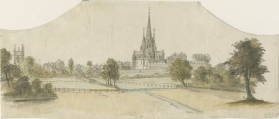 Lichfield Kathedraal - Oostelijk uitzicht door Unbekannt