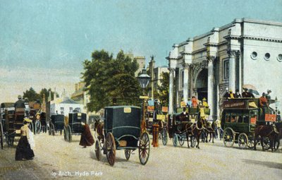 Londen - Marble Arch, Hyde Park door Unbekannter Künstler