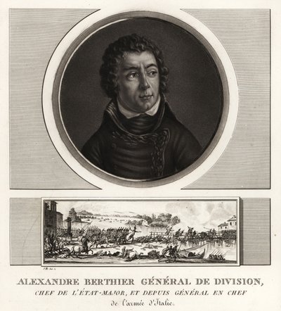 Louis-Alexandre Berthier, Prins van Wagram, Generaal en Chef van het Leger van Italië door Unbekannt