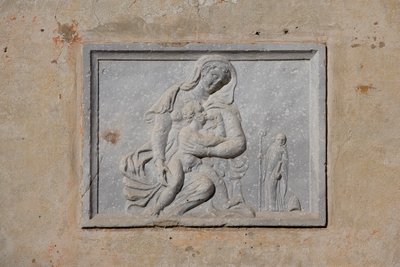 Madonna, Abdij van Santa Maria del Pero, Monastier, Veneto, Italië door Nicolas Liez