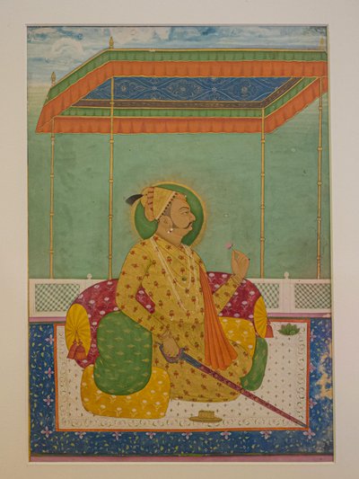 Maharaja Ajit Singh, schilderij, Mehrangarh Fort, Jodhpur, Rajasthan, India, Azië door Unbekannter Künstler