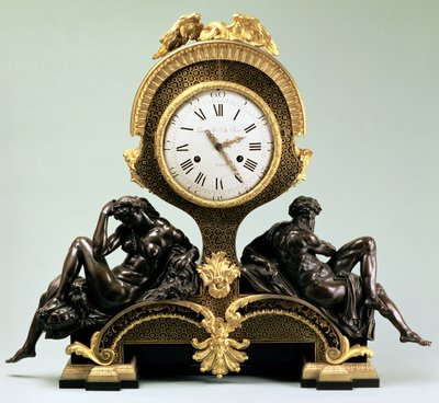 Schouwklok met figuren van Dag en Nacht, door Jean Andre Lepaute, Parijs door Unbekannt