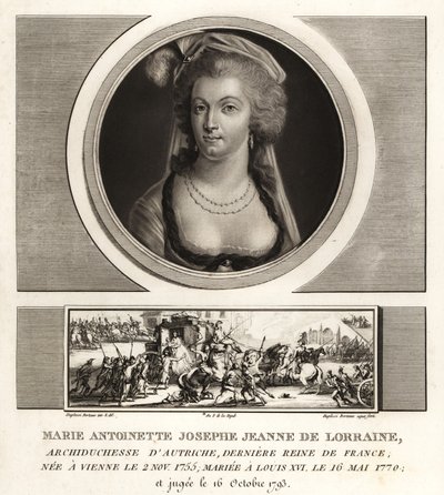Marie Antoinette, laatste koningin van Frankrijk door Unbekannt