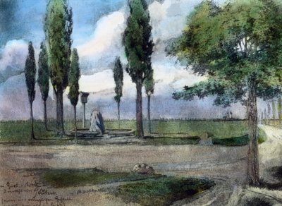 Gedenksteen van de plaats waar Gustav Adolf stierf door Unbekannter Künstler